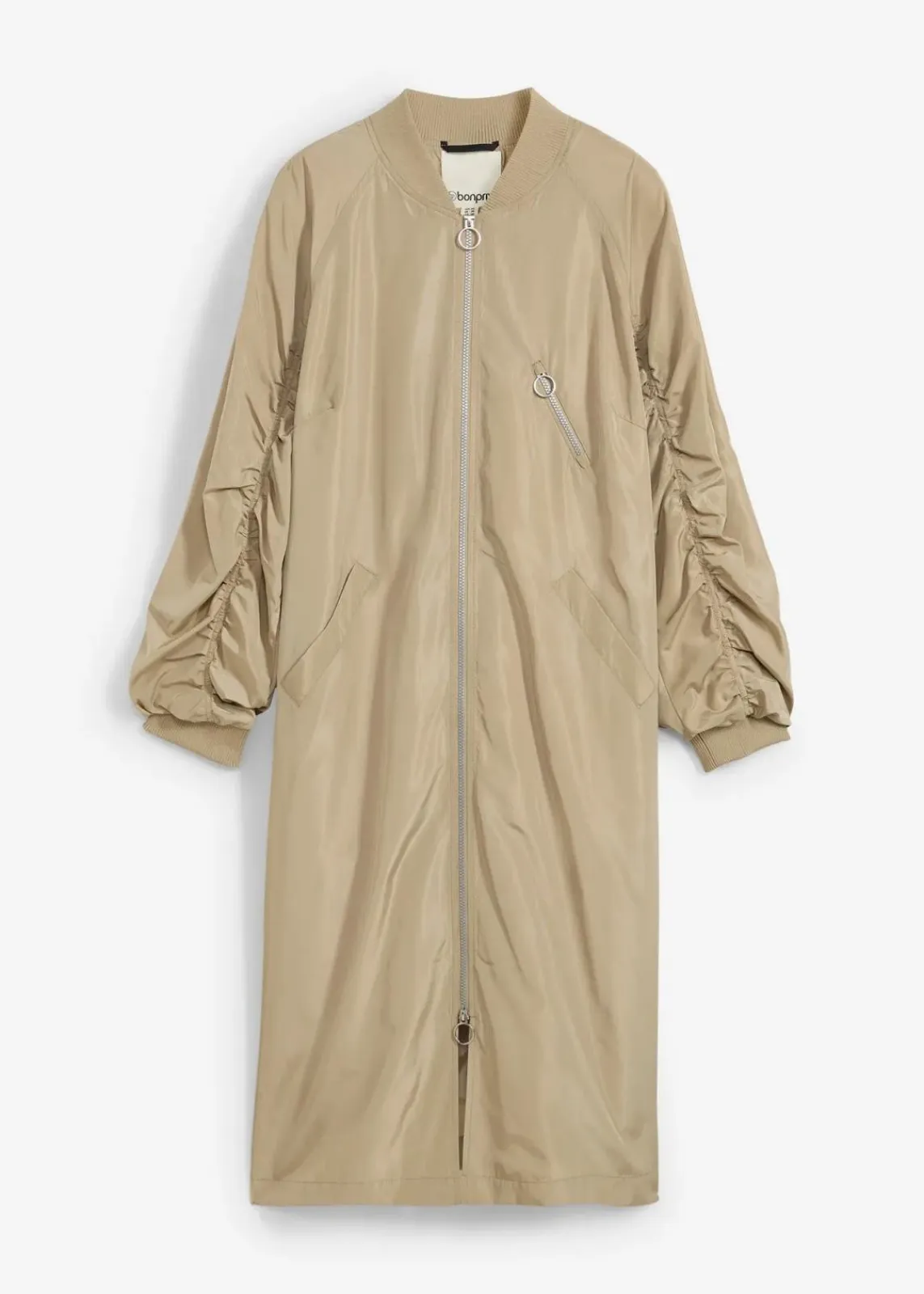 Blouson-Mantel mit Strickkragen|bonprix Sale