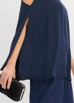 bonprix Festliche Mode|Blusen & Tuniken|Bluse dunkelblau