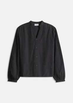 Bluse aus Baumwolle mit Spitzen-Details|bonprix New