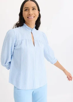 Bluse aus Baumwoll-Viskose Mix|bonprix Clearance