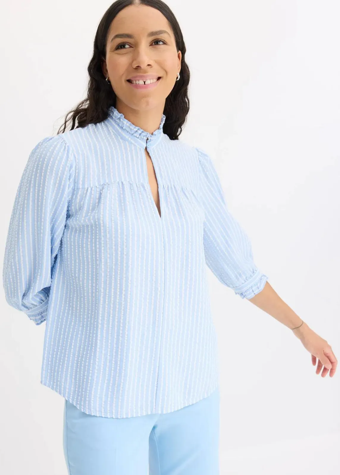 Bluse aus Baumwoll-Viskose Mix|bonprix Clearance
