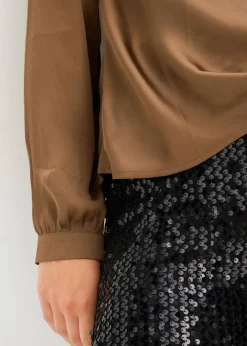 Bluse aus feinem Satin|bonprix