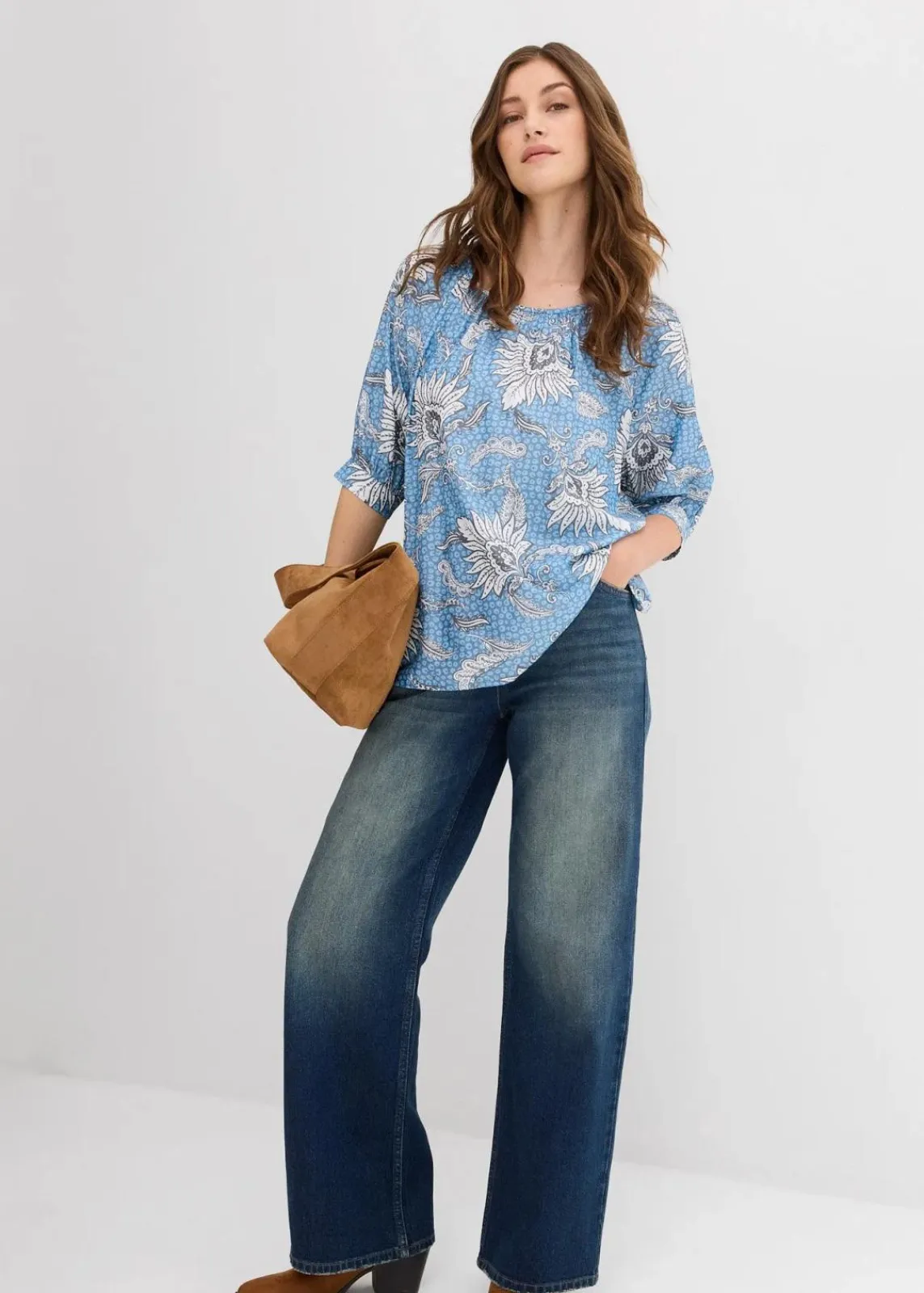 Bluse aus feinem Viskose-Mix|bonprix Discount