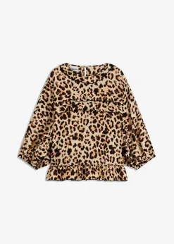 Bluse aus feinem Viskose-Mix|bonprix New