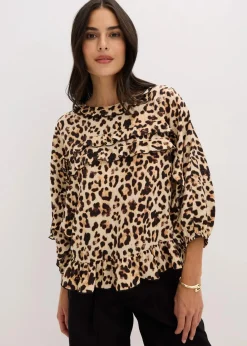 Bluse aus feinem Viskose-Mix|bonprix New