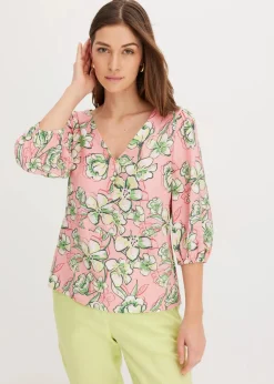Bluse aus feinem Viskose-Mix|bonprix Hot