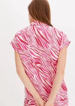 Bluse aus fließendem Satin|bonprix Hot