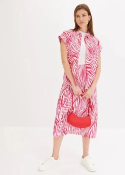 Bluse aus fließendem Satin|bonprix Hot