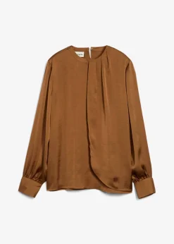 Bluse aus fließendem Satin|bonprix Discount
