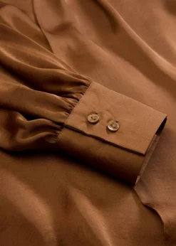 Bluse aus fließendem Satin|bonprix Discount