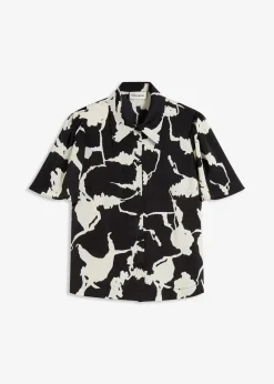 Bluse aus fließendem Satin|bonprix Hot