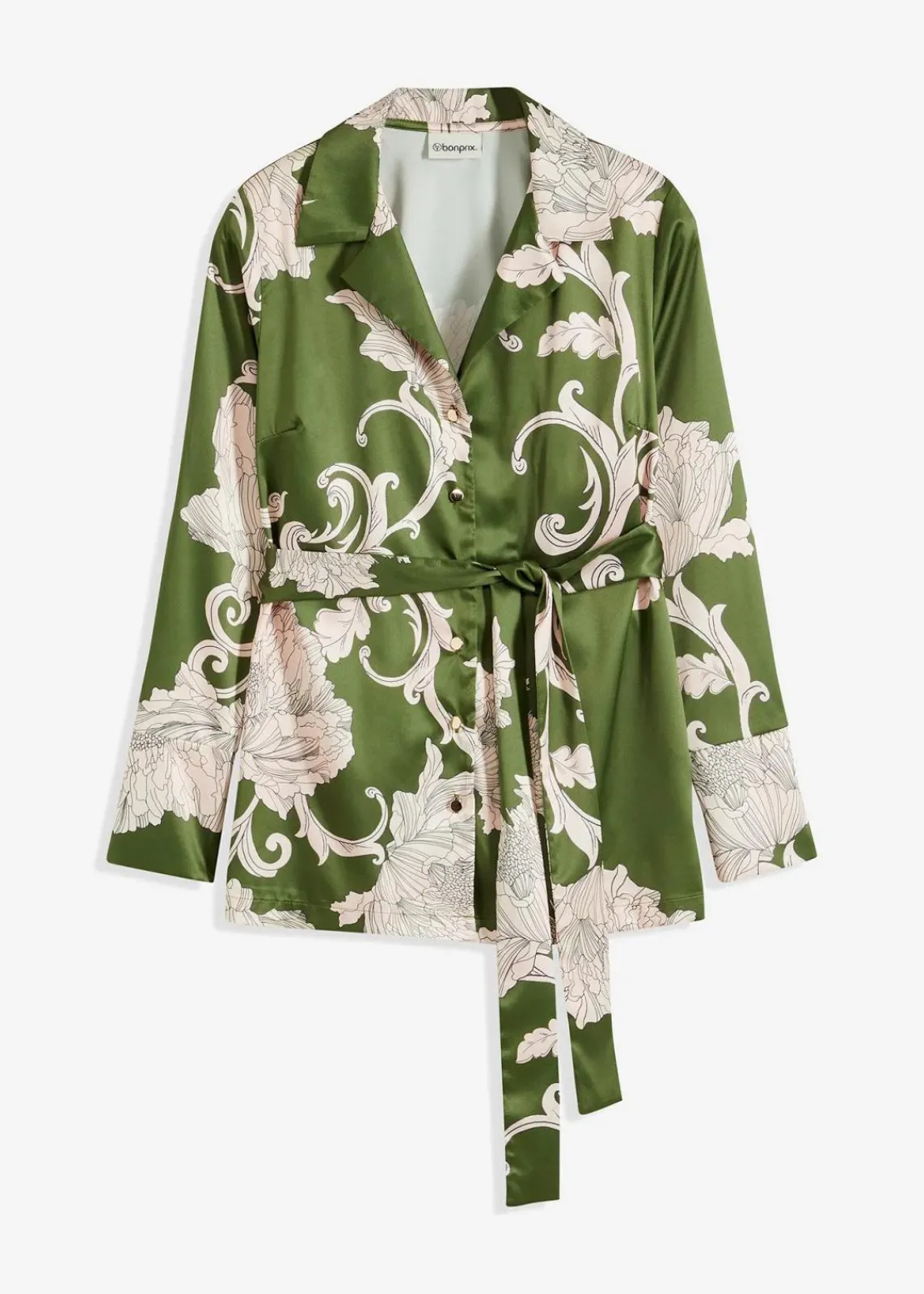 Bluse aus fließendem Satin|bonprix Sale