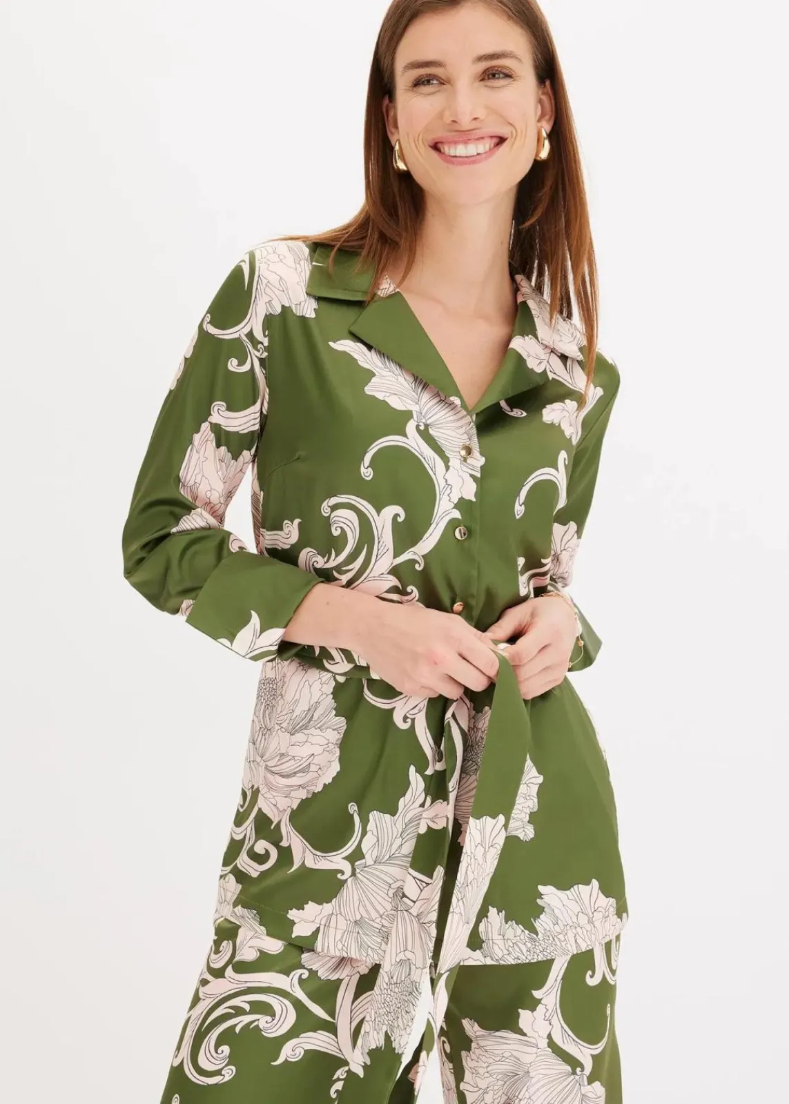 Bluse aus fließendem Satin|bonprix Sale