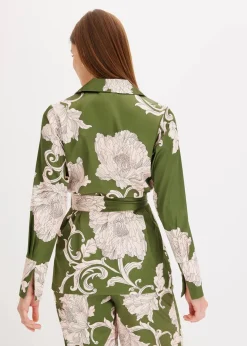 Bluse aus fließendem Satin|bonprix Sale