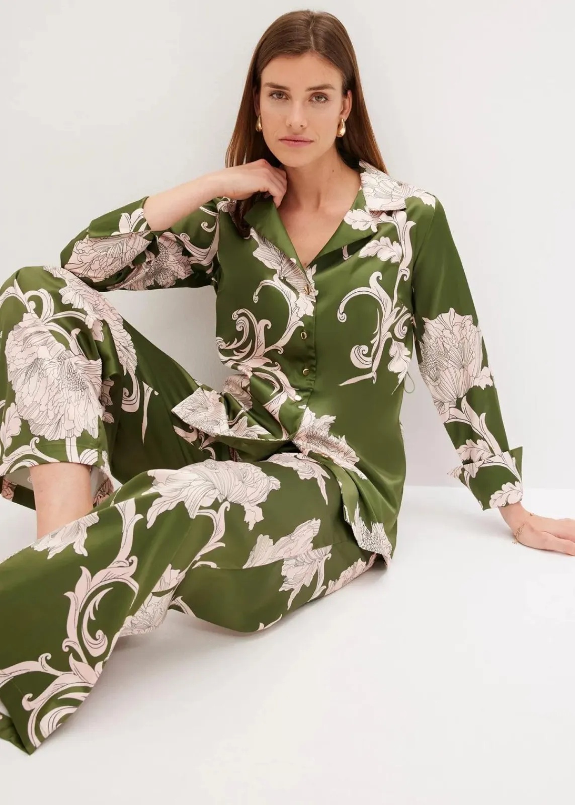 Bluse aus fließendem Satin|bonprix Sale