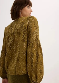 Bluse aus fließendem Satin|bonprix Clearance