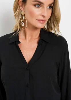 Bluse aus fließender Viskose|bonprix Hot