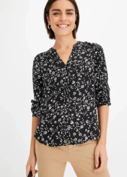 Bluse aus fließender Viskose|bonprix Hot