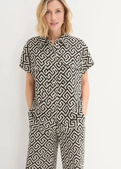 Bluse aus fließender Viskose|bonprix Outlet