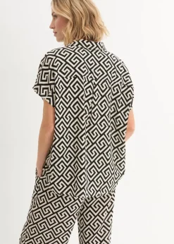 Bluse aus fließender Viskose|bonprix Outlet