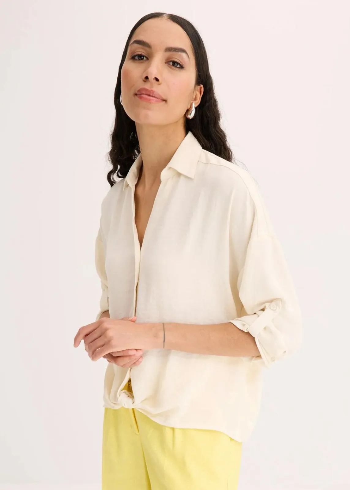 Bluse aus leichtem Crêpe|bonprix Clearance