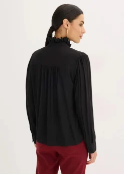 Bluse aus luftigem Crêpe|bonprix New