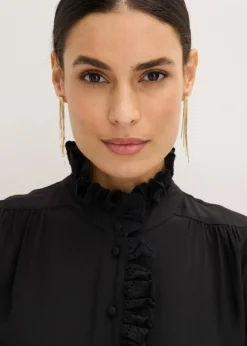 Bluse aus luftigem Crêpe|bonprix New