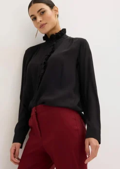 Bluse aus luftigem Crêpe|bonprix New