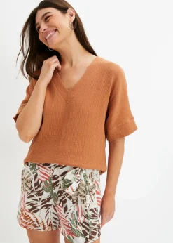 Bluse aus reiner Baumwolle|bonprix Best