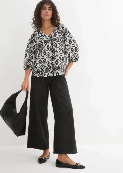 Bluse aus reiner Baumwolle|bonprix Sale