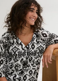 Bluse aus reiner Baumwolle|bonprix Sale