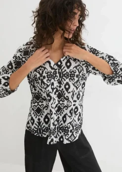 Bluse aus reiner Baumwolle|bonprix Sale