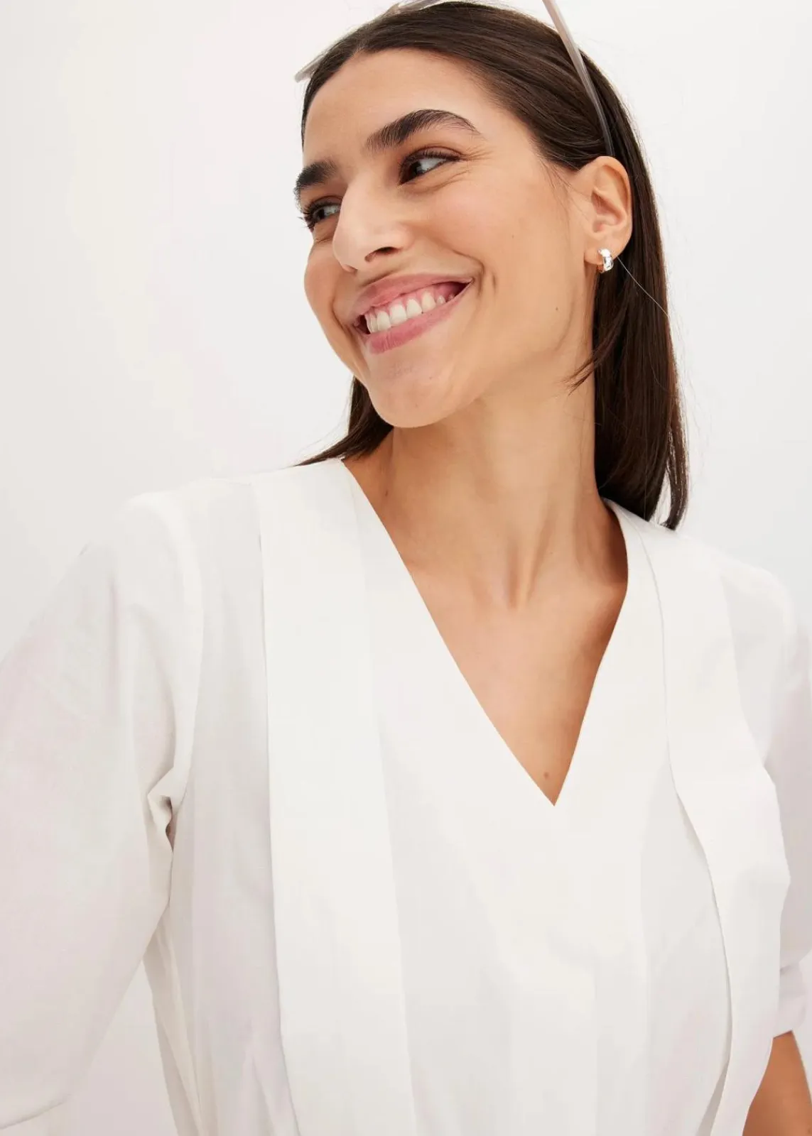 Bluse aus reiner Baumwolle|bonprix Clearance