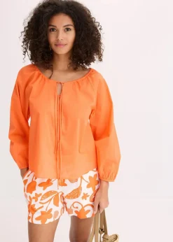 Bluse aus reiner Bio-Baumwolle|bonprix Online
