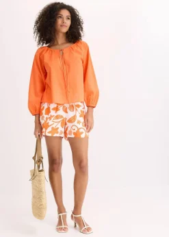 Bluse aus reiner Bio-Baumwolle|bonprix Online