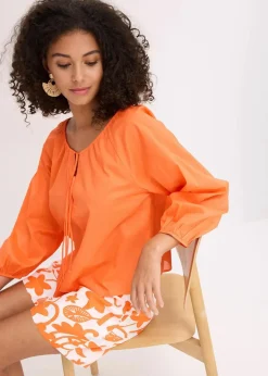 Bluse aus reiner Bio-Baumwolle|bonprix Online