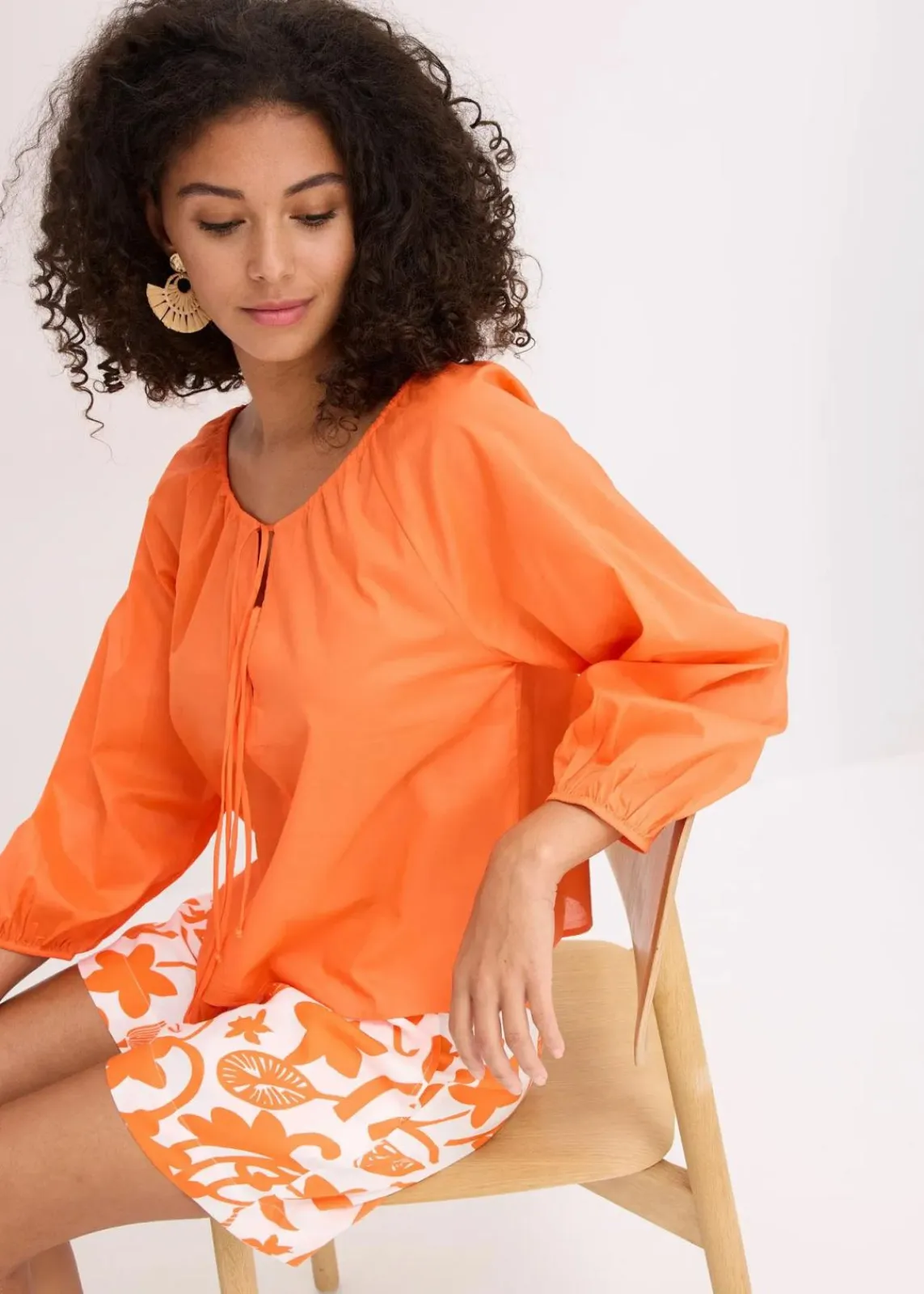 Bluse aus reiner Bio-Baumwolle|bonprix Online