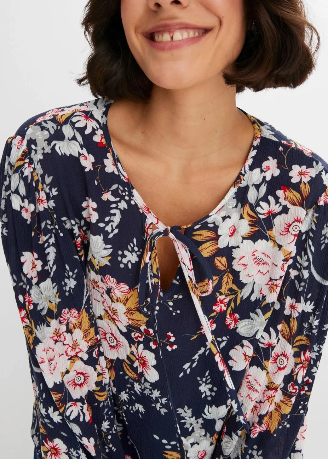 Bluse aus reiner Viskose|bonprix Discount