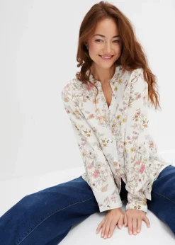 Bluse aus reiner Viskose|bonprix New
