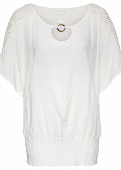 Bluse aus reiner Viskose|bonprix Outlet