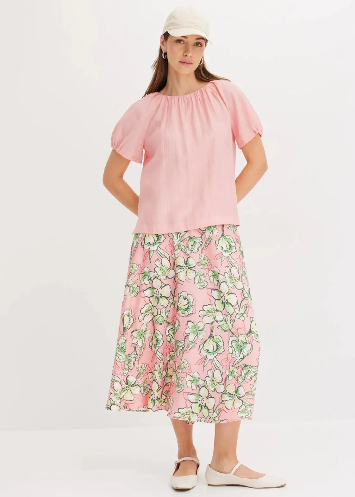 Bluse aus strukturiertem Crinkle|bonprix