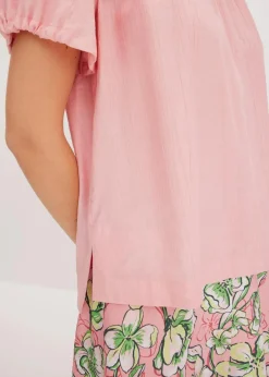 Bluse aus strukturiertem Crinkle|bonprix