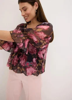 Bluse mit Ballonsaum|bonprix