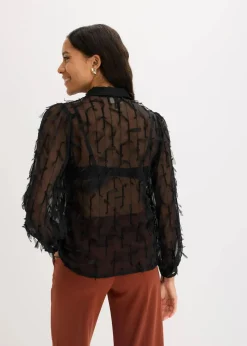 Bluse mit Fransen-Details|bonprix Online