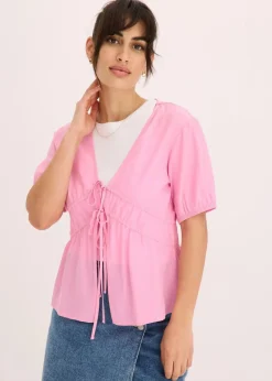 Bluse mit Schleifen|bonprix Clearance