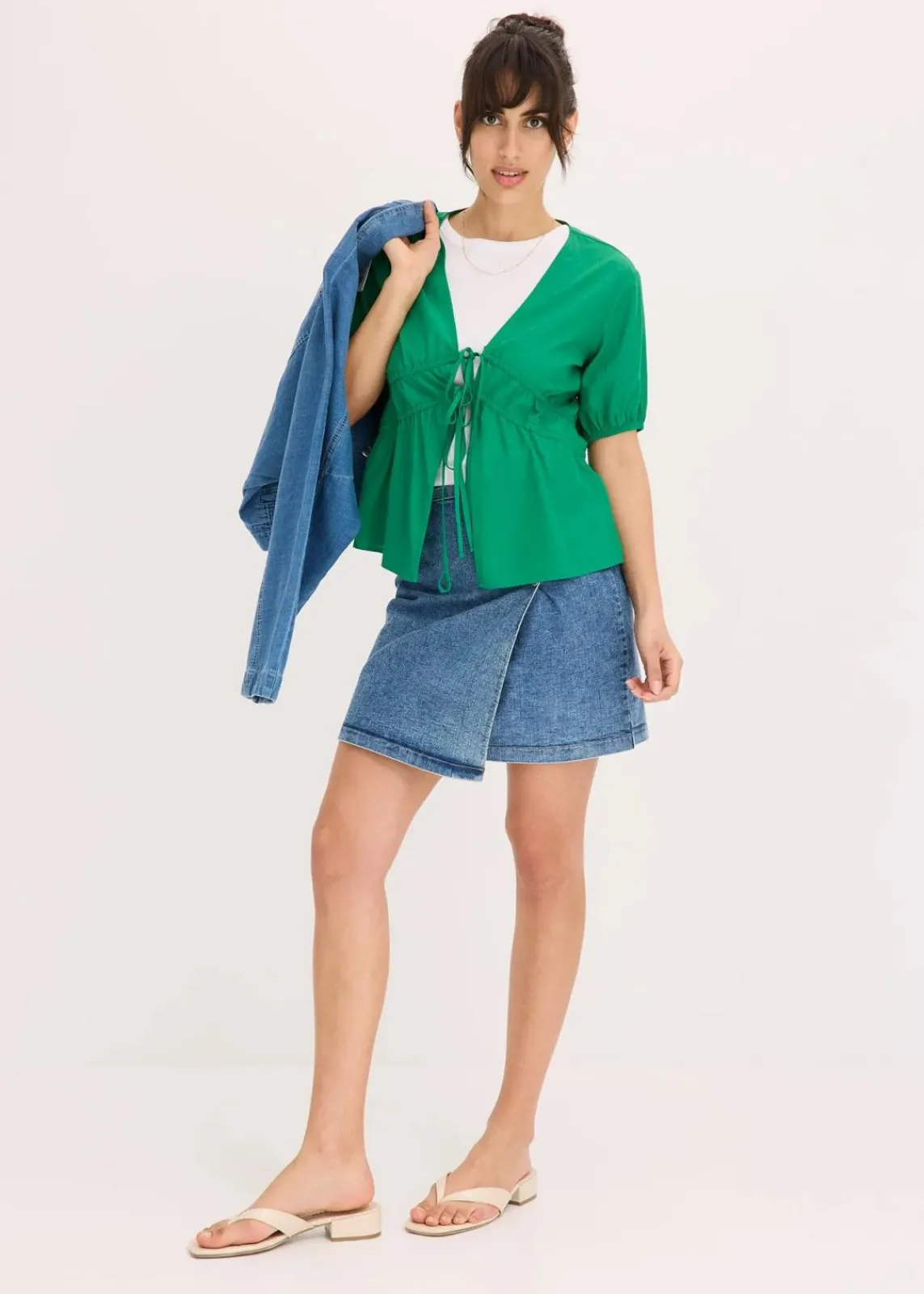 Bluse mit Schleifen|bonprix Online