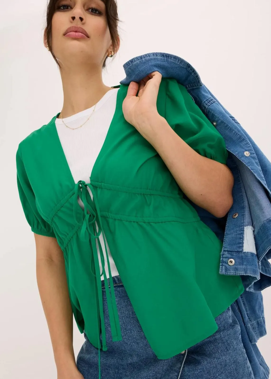 Bluse mit Schleifen|bonprix Online