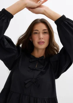 Bluse mit Schleifendetails|bonprix Outlet
