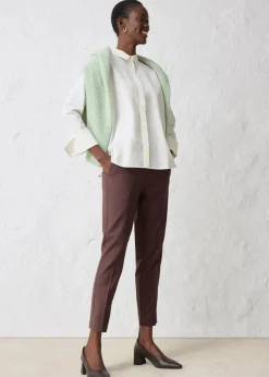 bonprix Bekleidung·Jacken & Mäntel|Blusen & Tuniken|Bluse mit Seidenanteil wollweiß