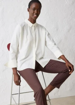 bonprix Bekleidung·Jacken & Mäntel|Blusen & Tuniken|Bluse mit Seidenanteil wollweiß